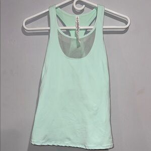Lululemon Athletica Light Green Tank Top